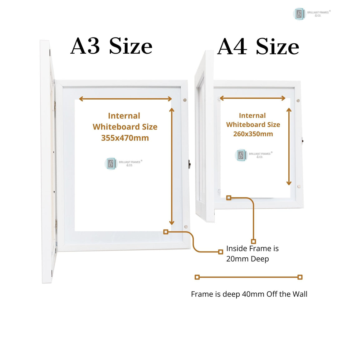 BUNDLE - 2 x A4 + 2 x A3 Brilliant Frames