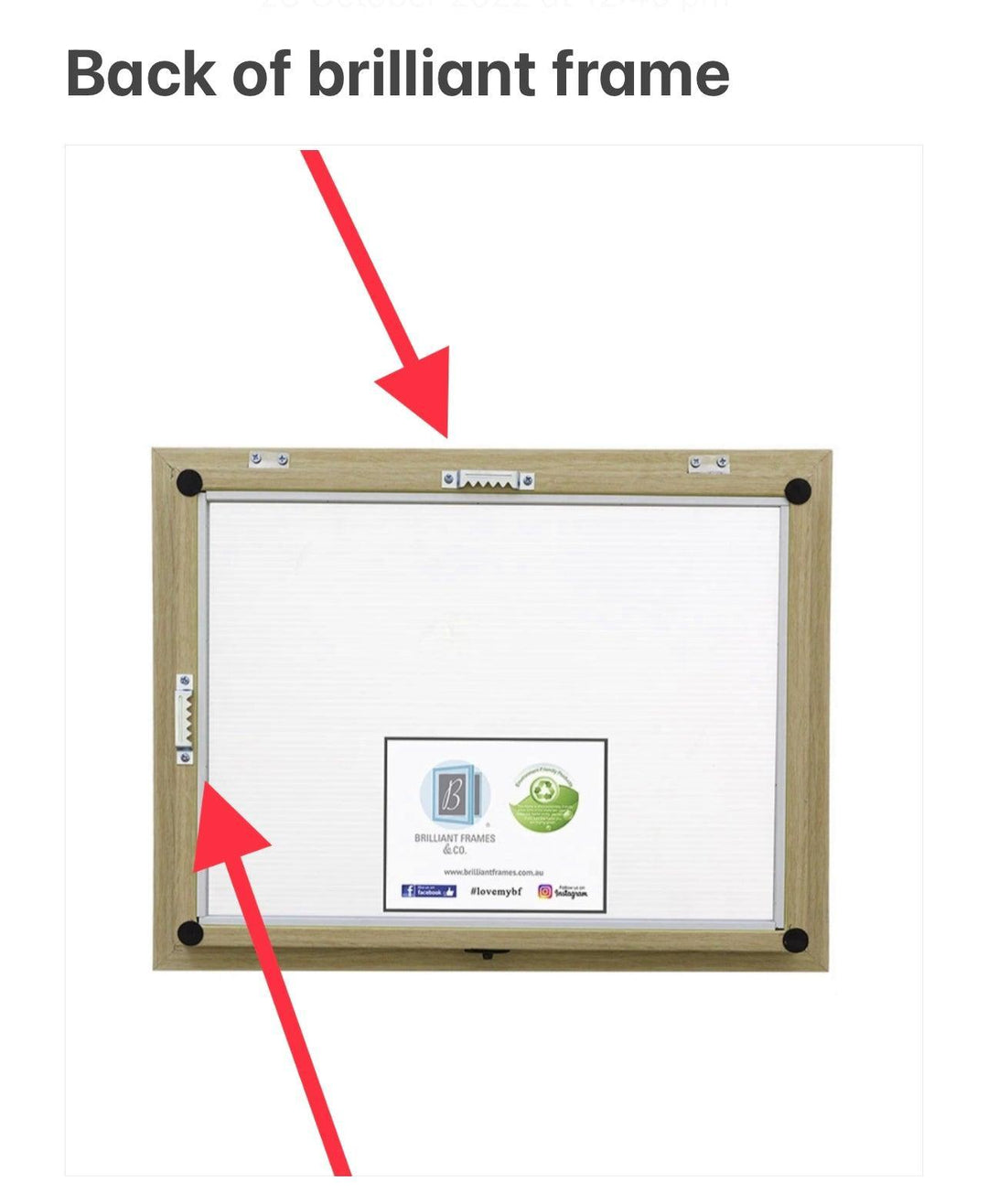 A3 Brilliant Frame | Picture Frame + Magnetic Whiteboard - Brilliant Frames & Co