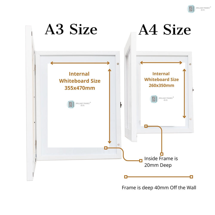 BUNDLE - 2 x A4 + 2 x A3 Brilliant Frames - Brilliant Frames & Co