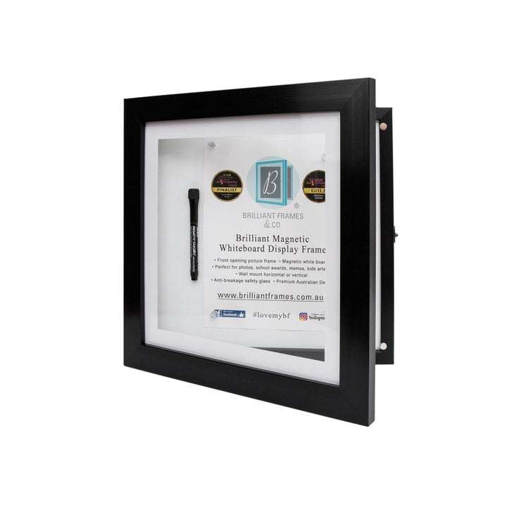 Square 30cms Brilliant Frame | Picture Frame + Magnetic Whiteboard - Brilliant Frames & Co