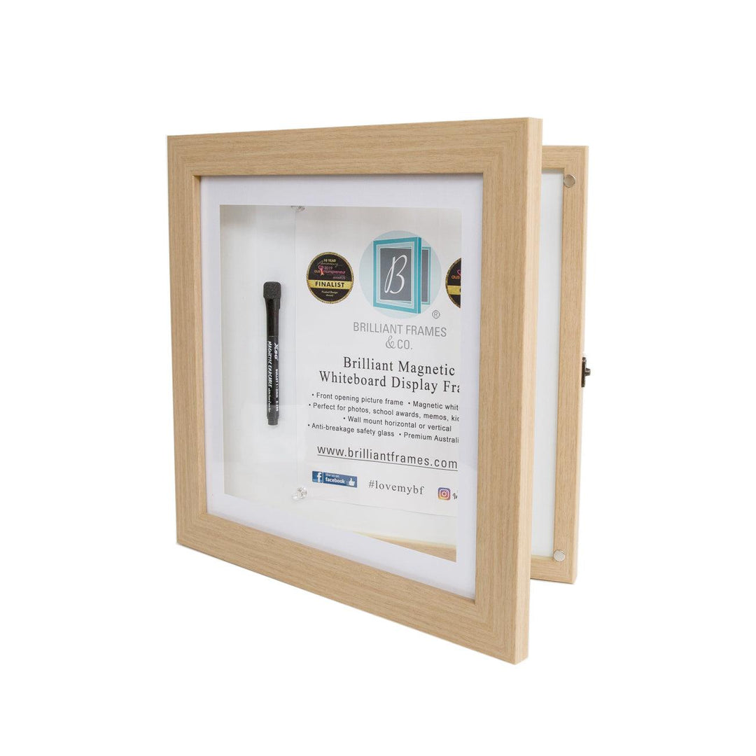 Square 30cms Brilliant Frame | Picture Frame + Magnetic Whiteboard - Brilliant Frames & Co